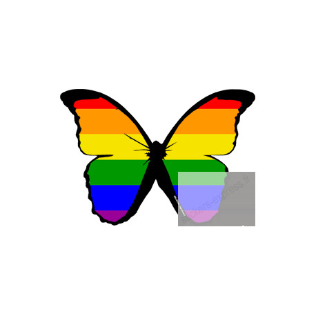 stickers autocollants "effet papillon Gay"