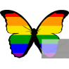 stickers autocollants "effet papillon Gay"