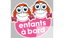 enfants à bord 2 filles