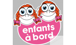 enfants à bord 2 filles