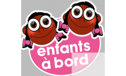 enfants à bord 2 filles