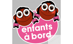 enfants à bord 2 filles