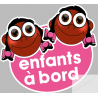 enfants à bord 2 filles