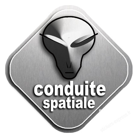 Stickers / autocollant Conduite spatiale