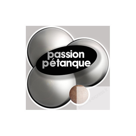 autocollant passion Pétanque