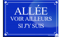 Allee voir ailleurs si j'y suis